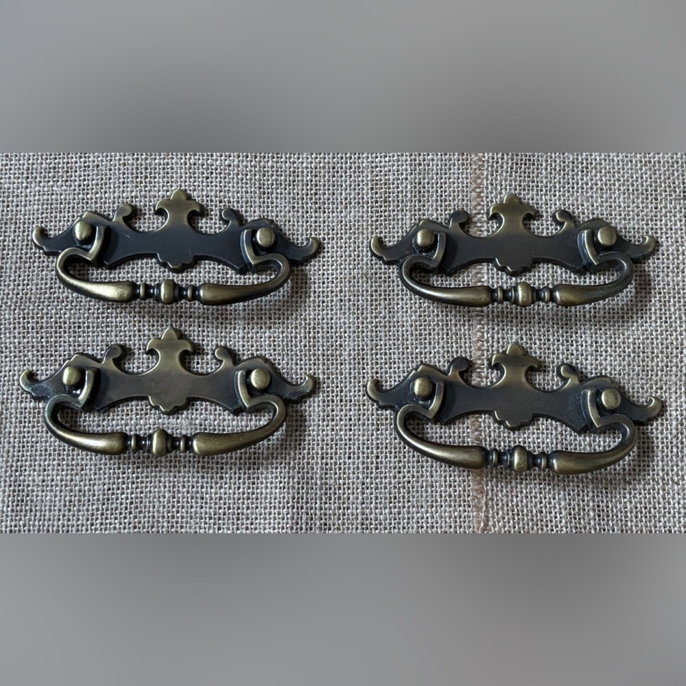 Amerock RD 1968 Canada Antique Brass Drawer Pull Set Of 4 Farmhouse Cottage Core - Picture 1 of 6